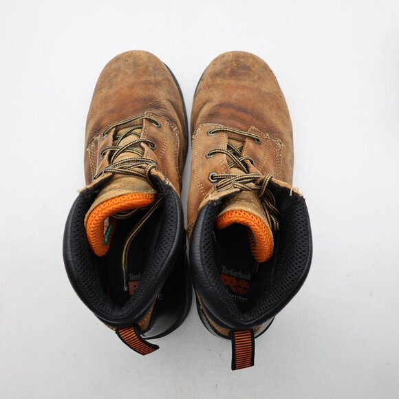 Timberland Pro Ballast 6” Men\'s US Size 14 W Steel Toe Brown Leather